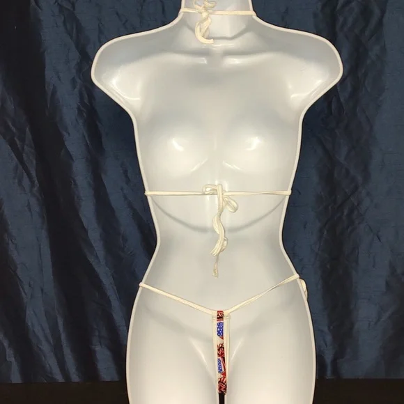 OS Women's MicroKini Bikini Exotic Dancer Dancewear - Picture 2 of 4